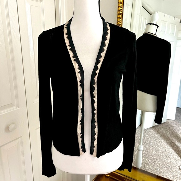 Viviana Uchitel Made in Argentina Cashmere Blend Open Sweater. Size Small - Picture 1 of 8